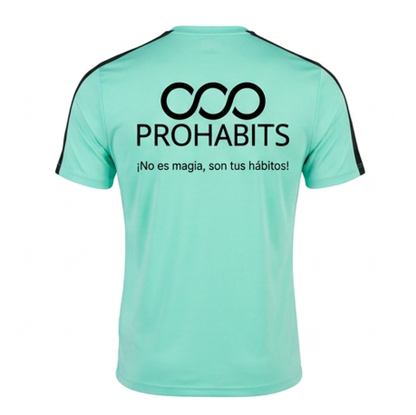Camiseta deportiva Prohabits de manga corta